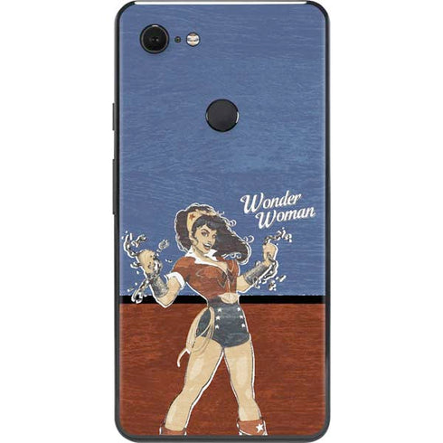 DC Comics Bombshells Wonder Woman Bombshell Google Pixel 3 XL Skin